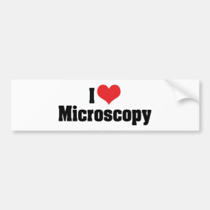 Autocollant De Voiture J'adore la microscopie du cœur
