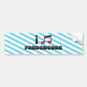 Autocollant De Voiture J'aime Frenchcore