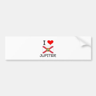 Autocollant De Voiture J'aime JUPITER la Floride