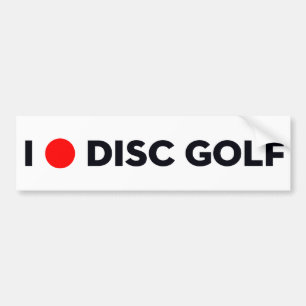 Autocollant De Voiture J'AIME l'adhésif pour pare-chocs de GOLF de DISQU