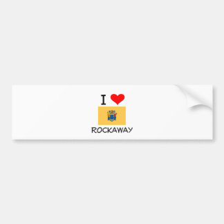 Autocollant De Voiture J'aime le New Jersey de Rockaway