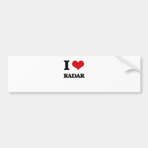 Autocollant De Voiture J'aime le radar