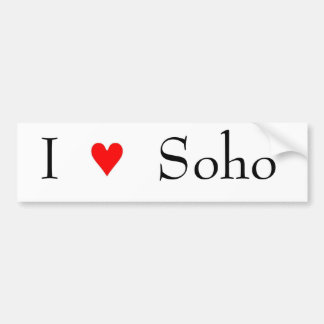 Autocollant De Voiture J'aime le soho