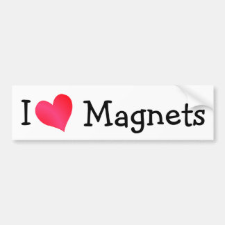 Autocollant De Voiture J'aime les Magnets