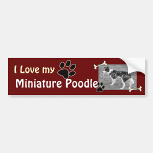 Autocollant De Voiture J'aime mon adhésif pour pare-chocs minimum de