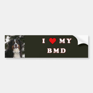 Autocollant De Voiture J'aime mon BMD