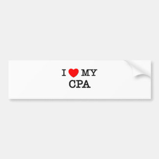Autocollant De Voiture J'aime mon CPA