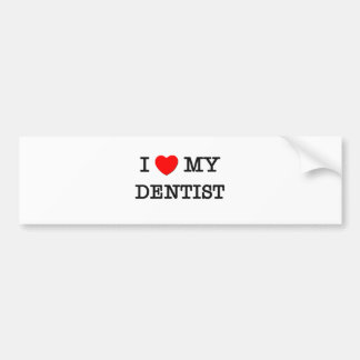 Autocollant De Voiture J'aime mon DENTISTE