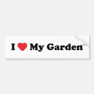 Autocollant De Voiture J'aime mon jardin