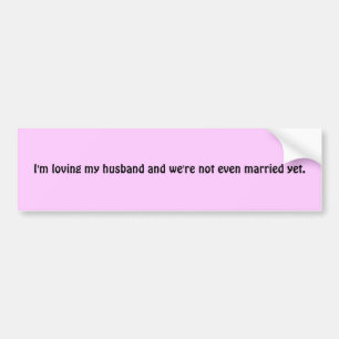 Autocollant De Voiture J'aime mon mari et nous ne sommes pas même marrie…