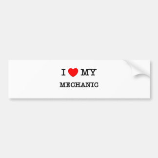 Autocollant De Voiture J'aime mon MÉCANICIEN