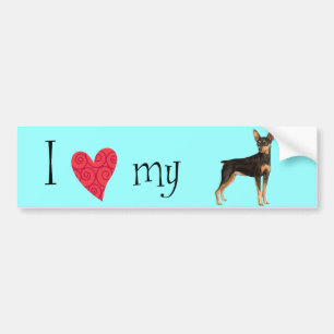 Autocollant De Voiture J'aime mon menton