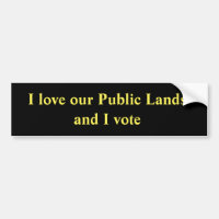 J'aime nos terrains publics et je vote