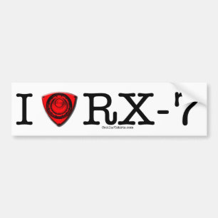 Autocollant De Voiture J'aime RX-7