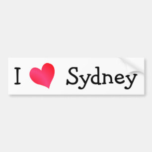 Autocollant De Voiture J'aime Sydney