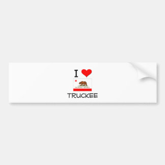 Autocollant De Voiture J'aime TRUCKEE la Californie