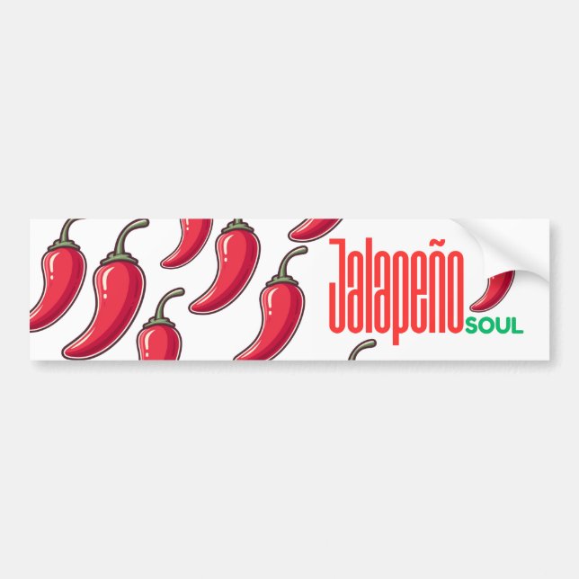 Autocollant De Voiture Jalapeño Soul Bumper Sticker (Devant)