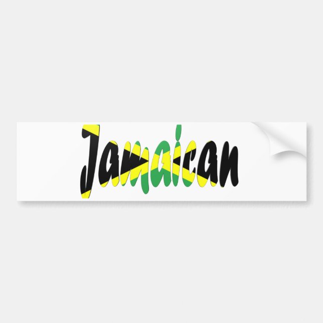 Autocollant De Voiture jamaïcain (Devant)