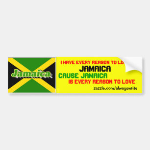 Autocollant De Voiture jamaïque
