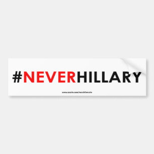 Autocollant De Voiture Jamais #NEVERHILLARY d'adhésif pour pare-chocs de