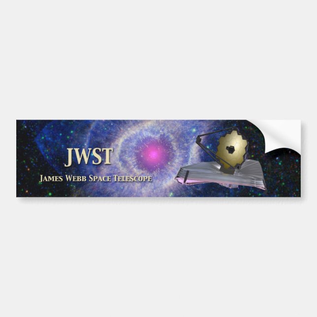 Autocollant De Voiture James Webb Télescope spatial JWST (Devant)