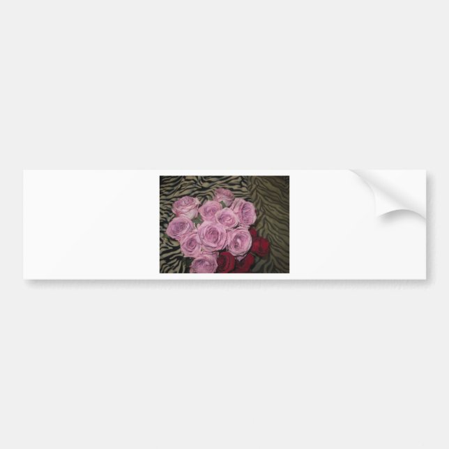 Autocollant De Voiture Jardin Floral (Devant)