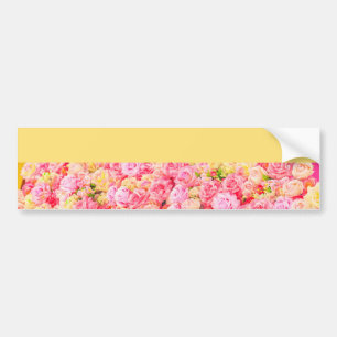 Autocollant De Voiture Jardin rose