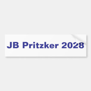 Autocollant De Voiture JB Pritzker 2028, candidat à la présidence