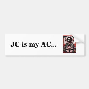 Autocollant De Voiture JC est mon C.A.… Bumpersticker