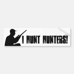 Autocollant De Voiture Je chasse l'autocollant de chasseurs
