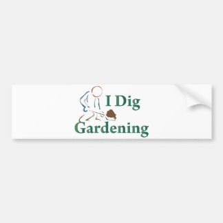Autocollant De Voiture Je creuse le jardinage