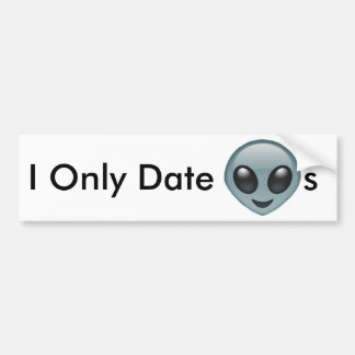 Autocollant De Voiture Je date seulement des aliens