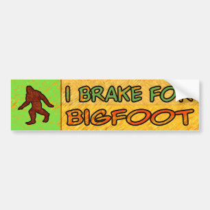 Autocollant De Voiture Je freine pour Bigfoot