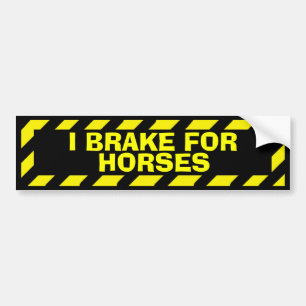 Autocollant De Voiture Je freine pour l'autocollant jaune de précaution