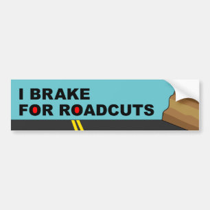 Autocollant De Voiture Je freine pour Roadcuts