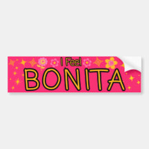 Je me sens Bonita esthétique Groovy 