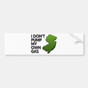 Autocollant De Voiture Je ne pompe pas mon propre gaz