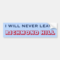 "JE NE QUITTERAI JAMAIS RICHMOND HILL" (Canada)