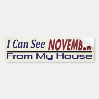 Autocollant De Voiture Je peux voir novembre de ma Chambre