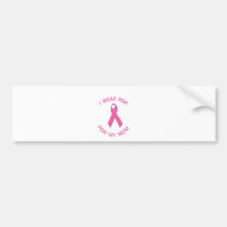 Autocollant De Voiture Je porte le rose pour ma conscience de cancer du