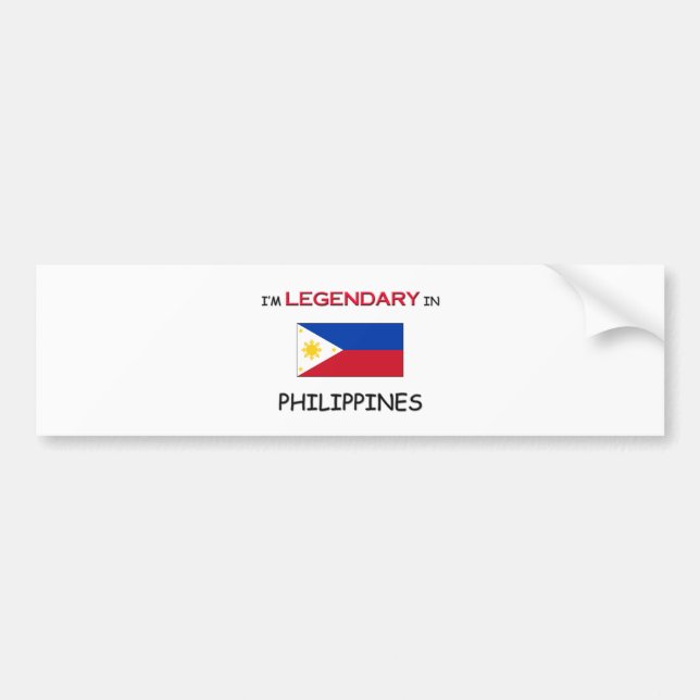 Autocollant De Voiture Je serais plutôt à PHILIPPINES (Devant)