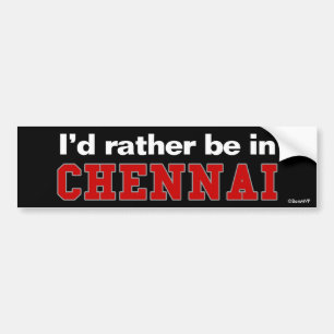 Autocollant De Voiture Je serais plutôt dans Chennai