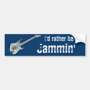 Autocollant De Voiture Je serais plutôt Jammin