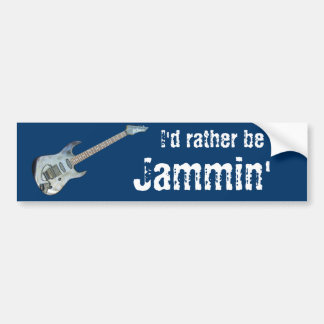 Autocollant De Voiture Je serais plutôt Jammin