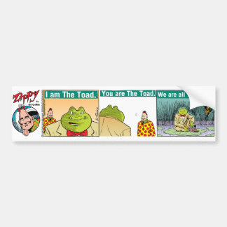 Autocollant De Voiture "Je suis adhésif pour pare-chocs du crapaud"