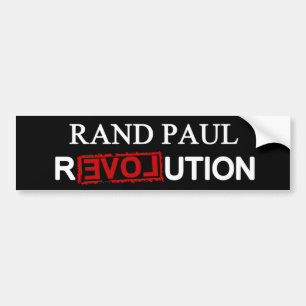 Autocollant De Voiture Je suis la révolution Rand Paul