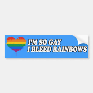 Autocollant De Voiture JE SUIS SI GAY QUE JE PISSE DES ARC-EN-CIEL -.png