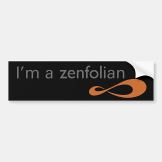 Autocollant De Voiture Je suis un adhésif pour pare-chocs de Zenfolian
