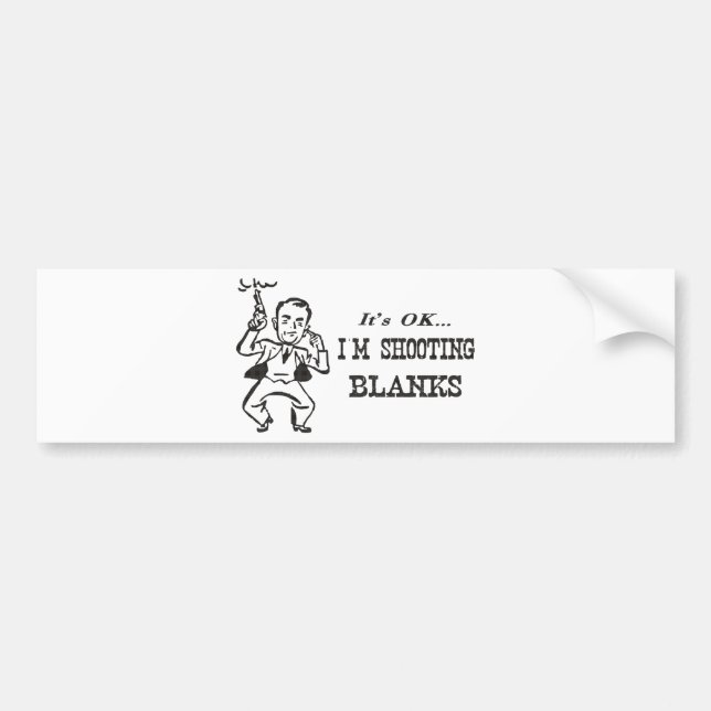 Autocollant De Voiture Je tire des blancs (Devant)