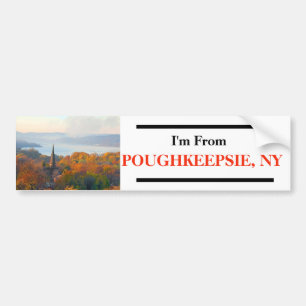 Autocollant De Voiture Je viens de POUGHKEEPSIE, NY